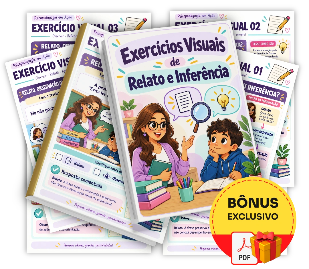 Exercícios Visuais de Relato e Inferência